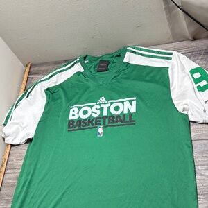 Adidas Boston Basketball Jersey in Green and White Celtics Size 2XL